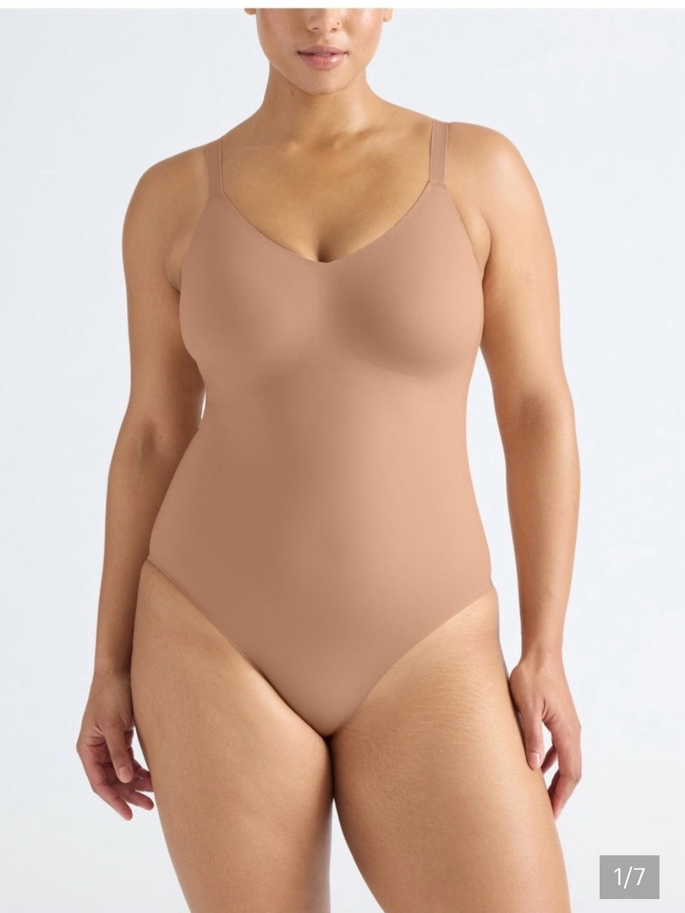 Knix Beige LuxeLift Bodysuit Medium